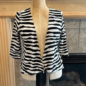 Liz Claiborne Black and white shrug